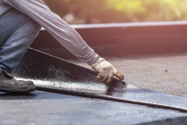 Professional Basement Waterproofing technician working in Zanesville, IN